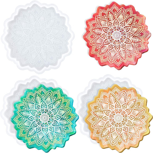 Silicone Mould Mandala Coaster