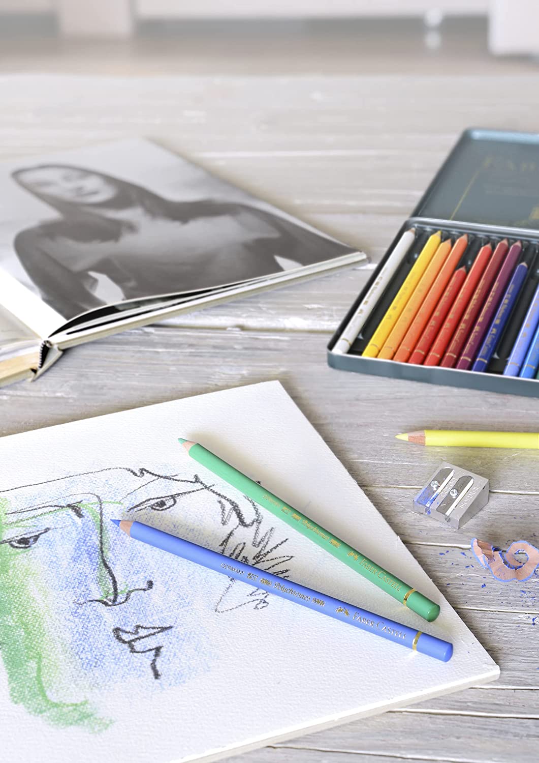 Faber-Castell Polychromos Color Pencil Set - Pack of 12