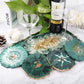 Silicone Mould Agate Coaster 4 Inch