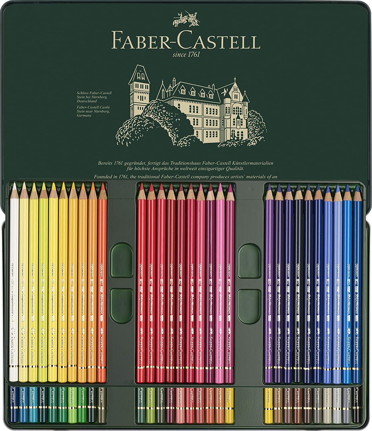 Faber-Castell Polychromos Color Pencil Set - Pack of 60