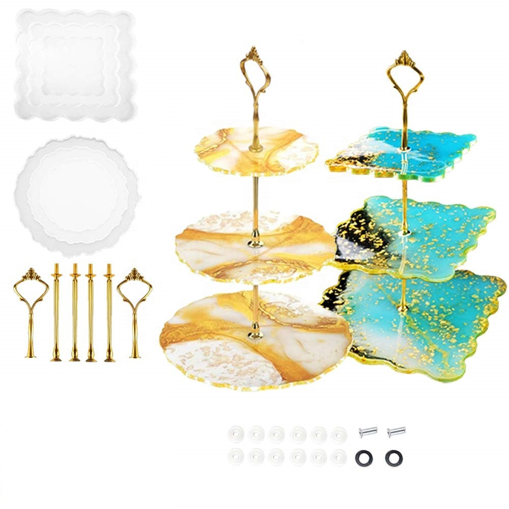 Silicone Mould 3 Tier Cake With Stand