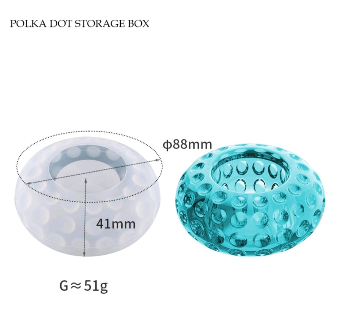 Silicone Mould Polka Dot Candle