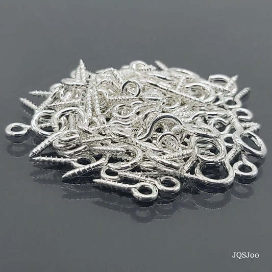 Jewellery Q-Hooks / Eyescrew Silver - 20 Grams