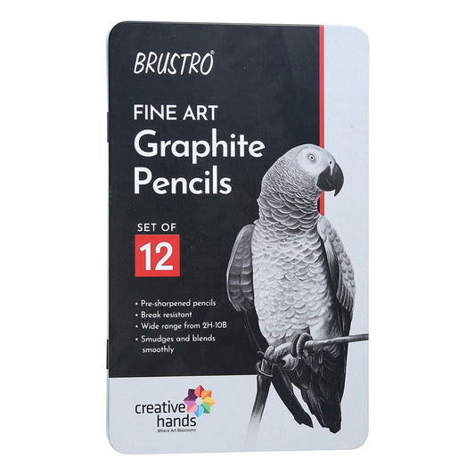 Brustro Artists Fineart Graphite Pencil Set of 12