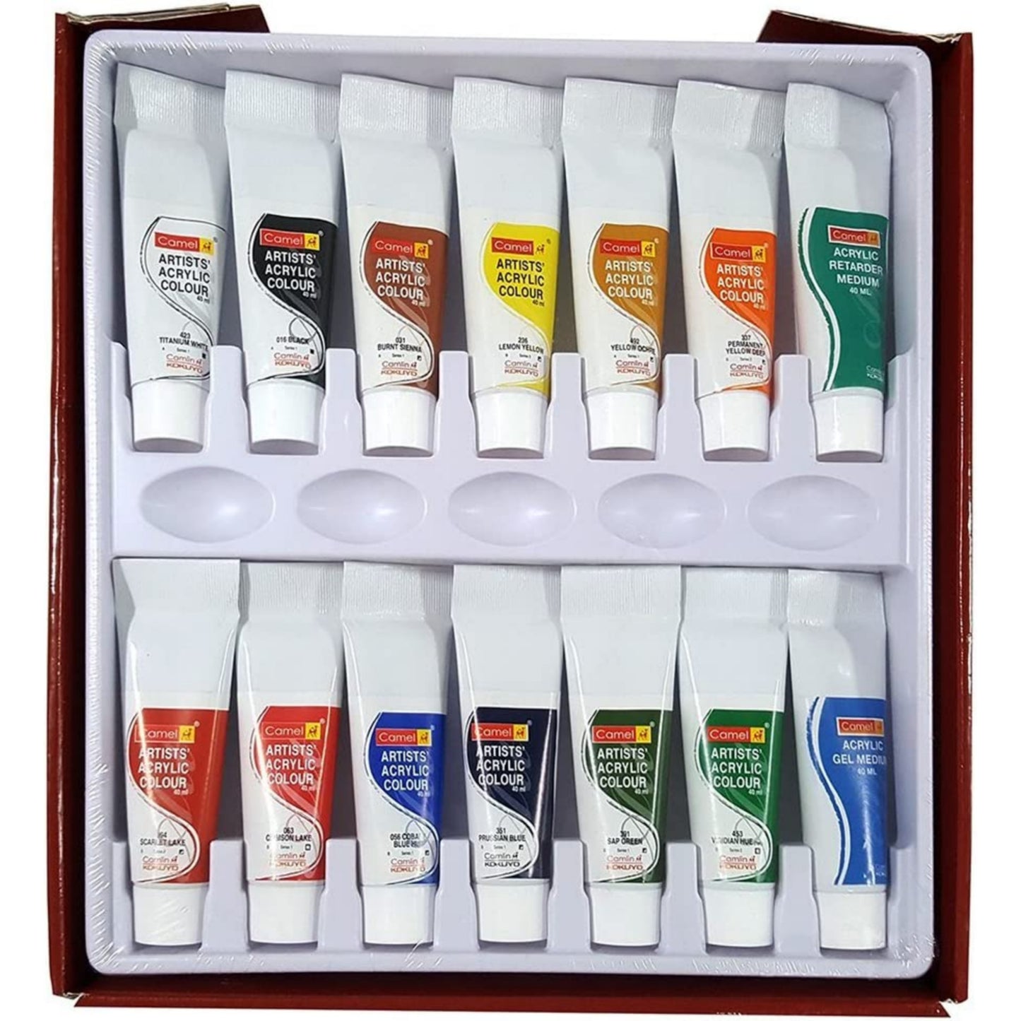 Camel Artist 40ml Acrylic Color Shade - 12 Shades