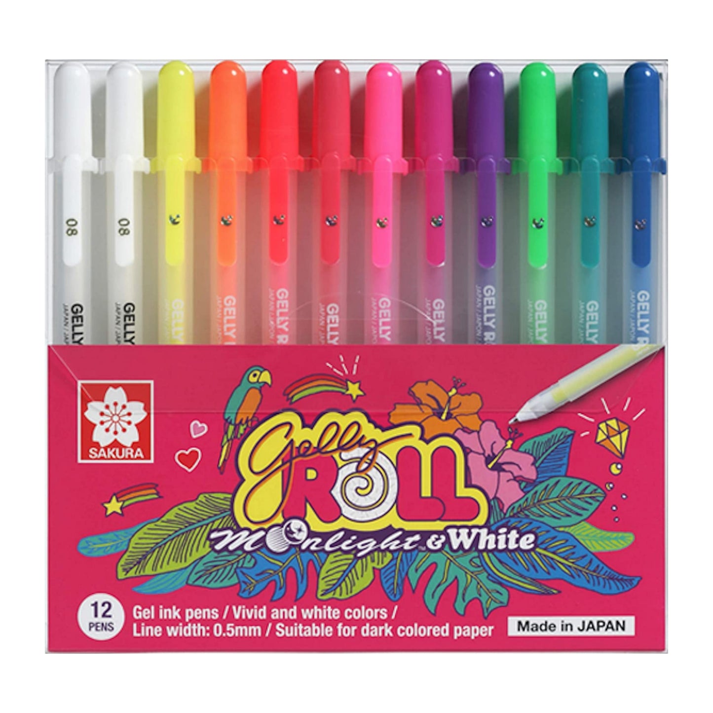 Sakura GellyRoll Moonlight Pens Set of 12 Colors