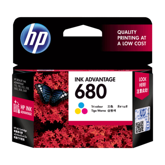 HP 680 Tri-color Original Ink Advantage Cartridge
