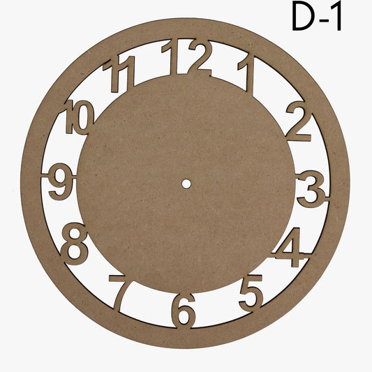 Mdf Wall Clock 12 Inch 4mm