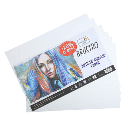 Brustro Artists Acrylic Paper 400 GSM