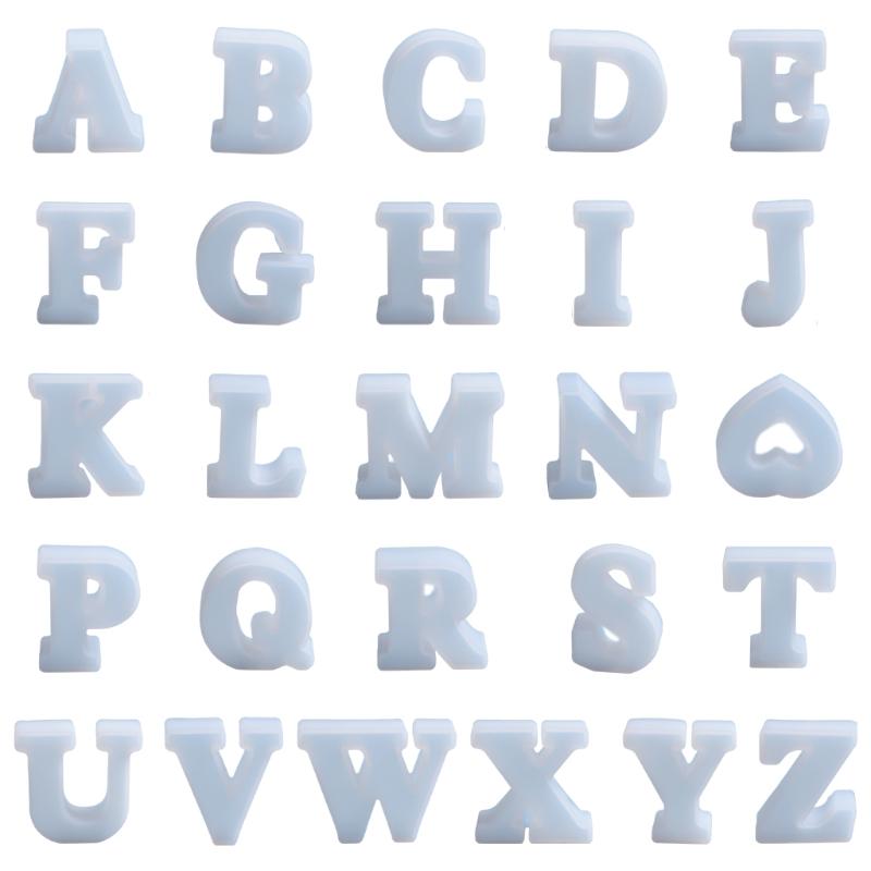 Silicone Mould Alphabet Set 2.5 Inch