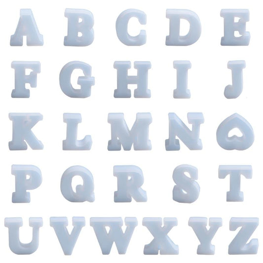 Silicone Mould Alphabet Set 2.5 Inch