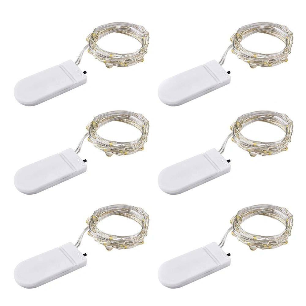 LED String Copper Wire Coin Lights Warm White
