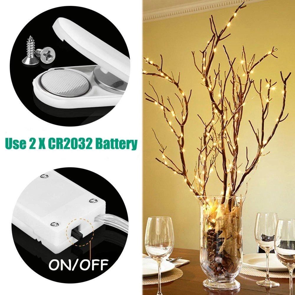 LED String Copper Wire Coin Lights Warm White