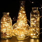 LED String Copper Wire Coin Lights Warm White