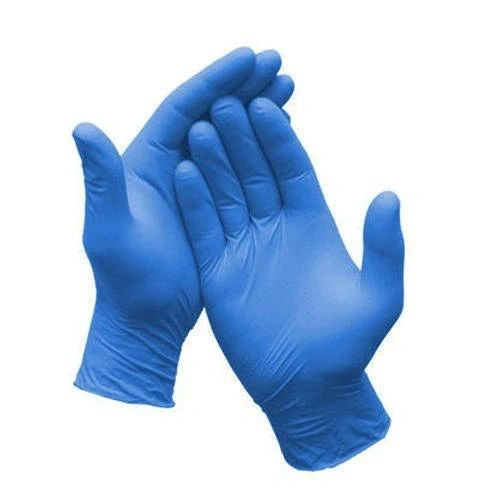 Blue Nitrile Powder Free Disposable Gloves