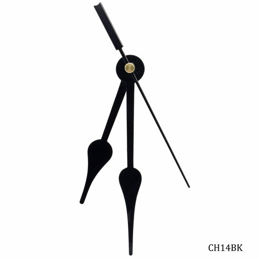 Clock Hands Set (11x8 Cm) - Black
