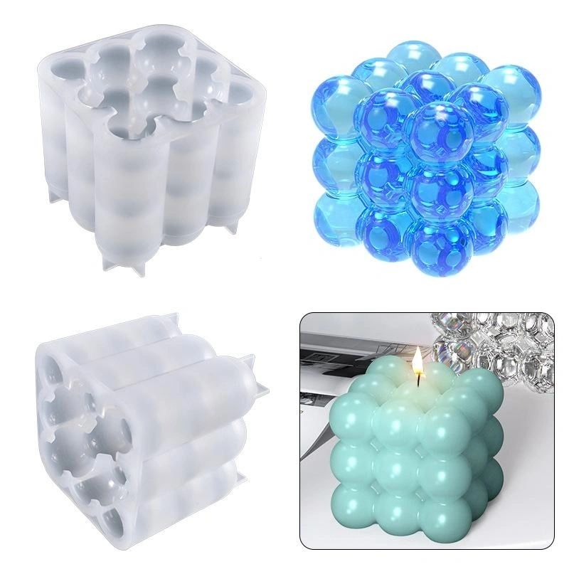 Silicone Mould 3D Bubbles Candle