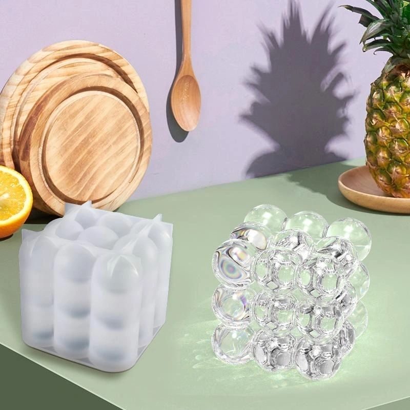 Silicone Mould 3D Bubbles Candle