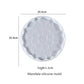Silicone Mould 8 Inch Mandala Coaster