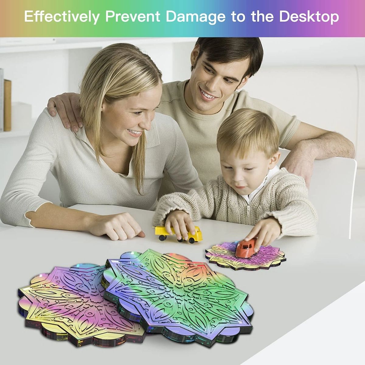 Silicone Mould 8 Inch Mandala Coaster