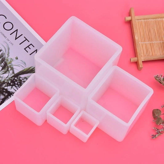 Silicone Mould Cube 5Pcs