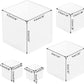 Silicone Mould Cube 5Pcs
