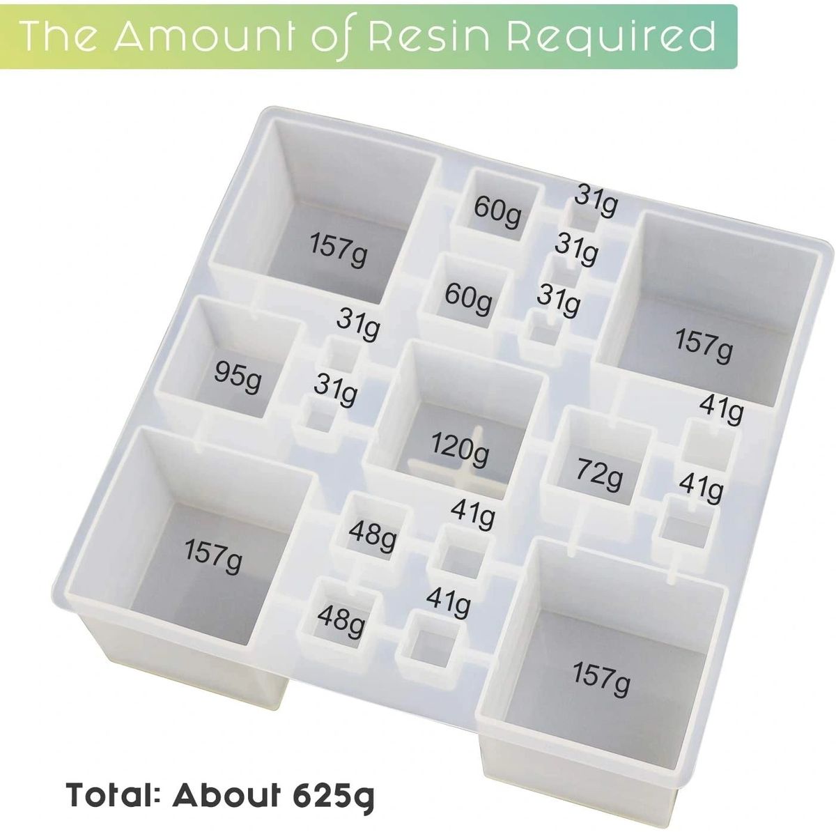 Silicone Mould Large Cube Set