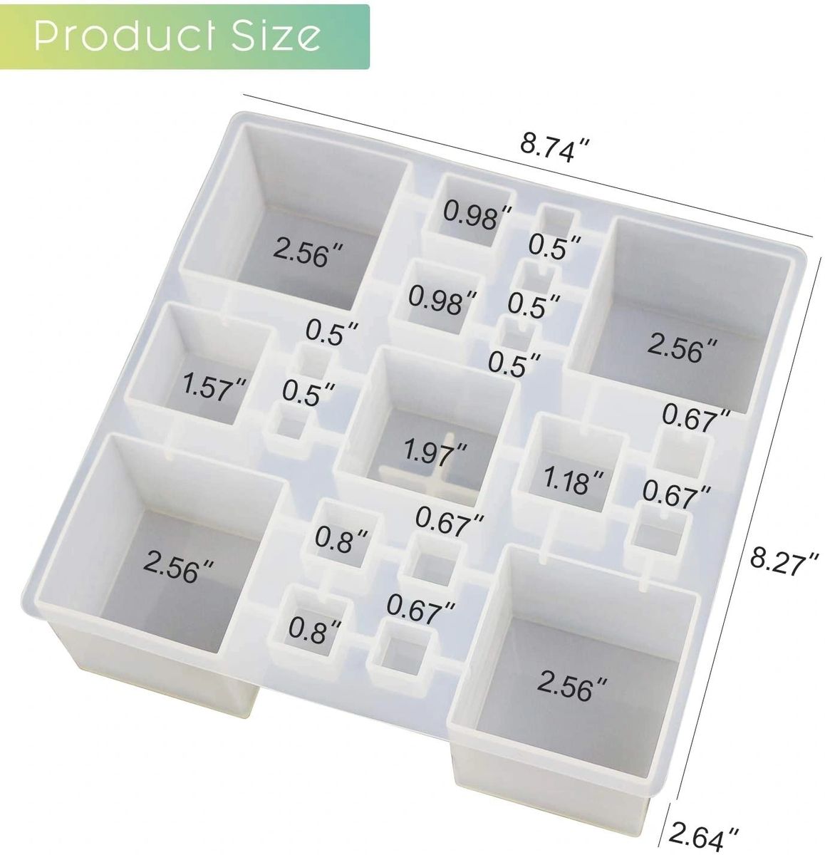 Silicone Mould Large Cube Set