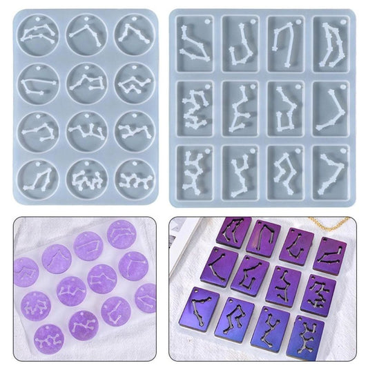 Silicone Mould Constellation Astrology Horoscope