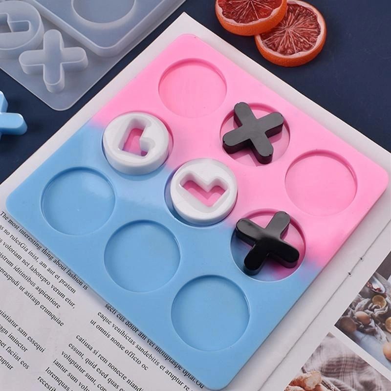 Silicone Mould Tic Tac Toe Game Big
