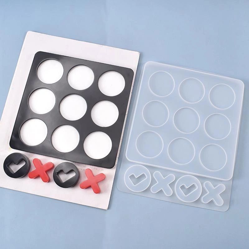 Silicone Mould Tic Tac Toe Game Big