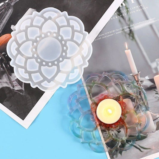 Silicone Mould Lotus Tealight Holder