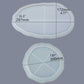 Silicone Mould Agate Tray / Dish Plate