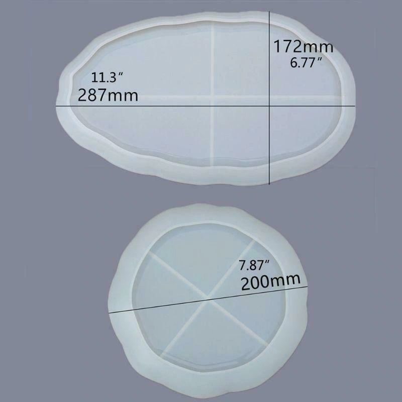 Silicone Mould Agate Tray / Dish Plate