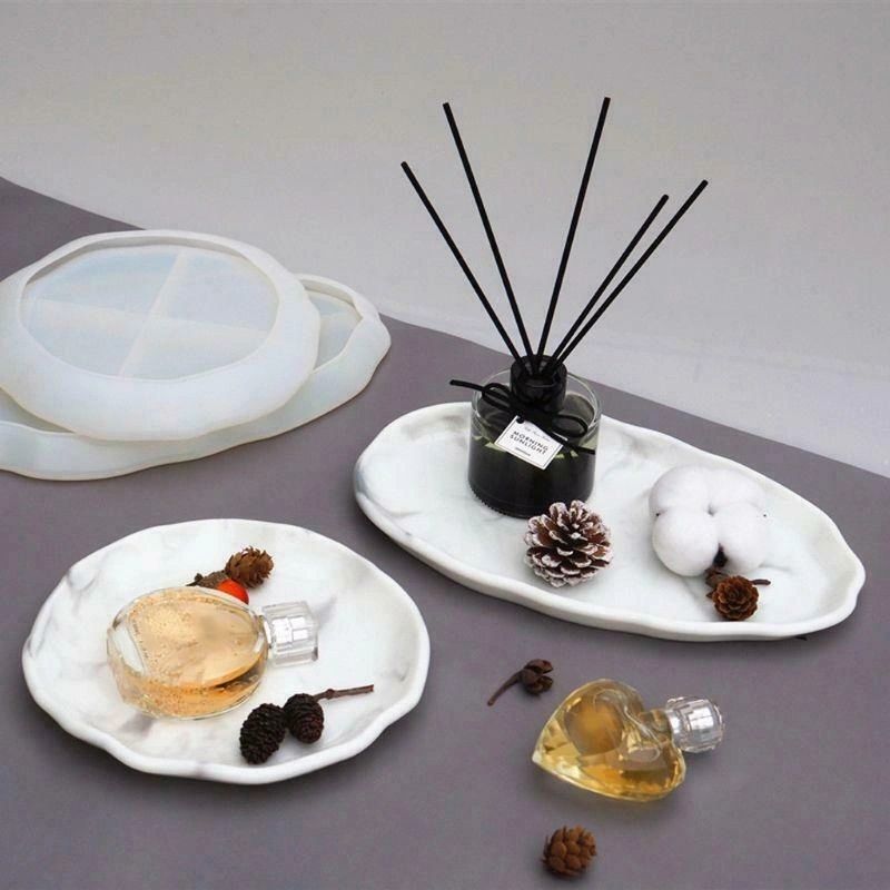 Silicone Mould Agate Tray / Dish Plate