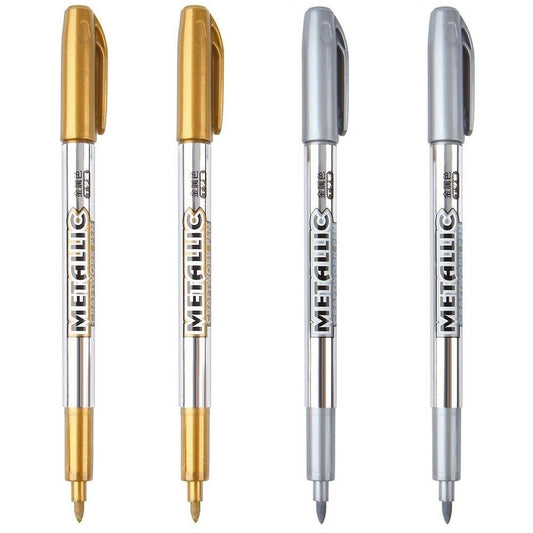 Fine Point Metallic Markers Pens 1 Pc