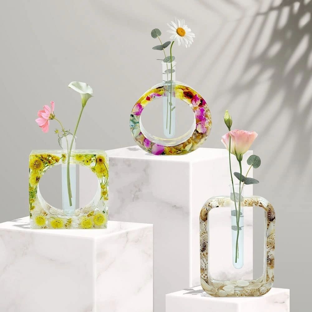 Silicone Mould Vase With 1 Test Tube