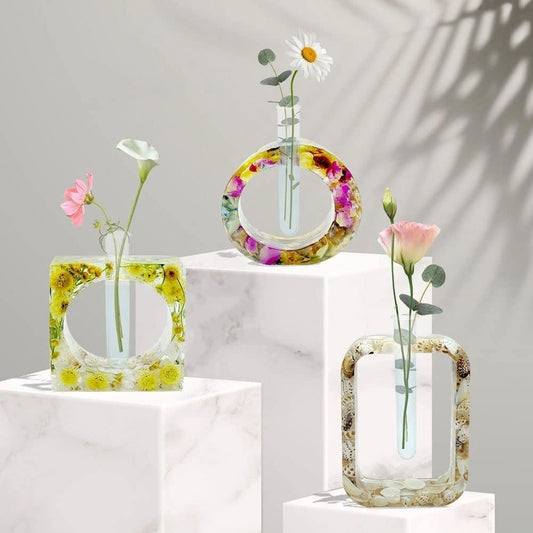Silicone Mould Vase With 1 Test Tube