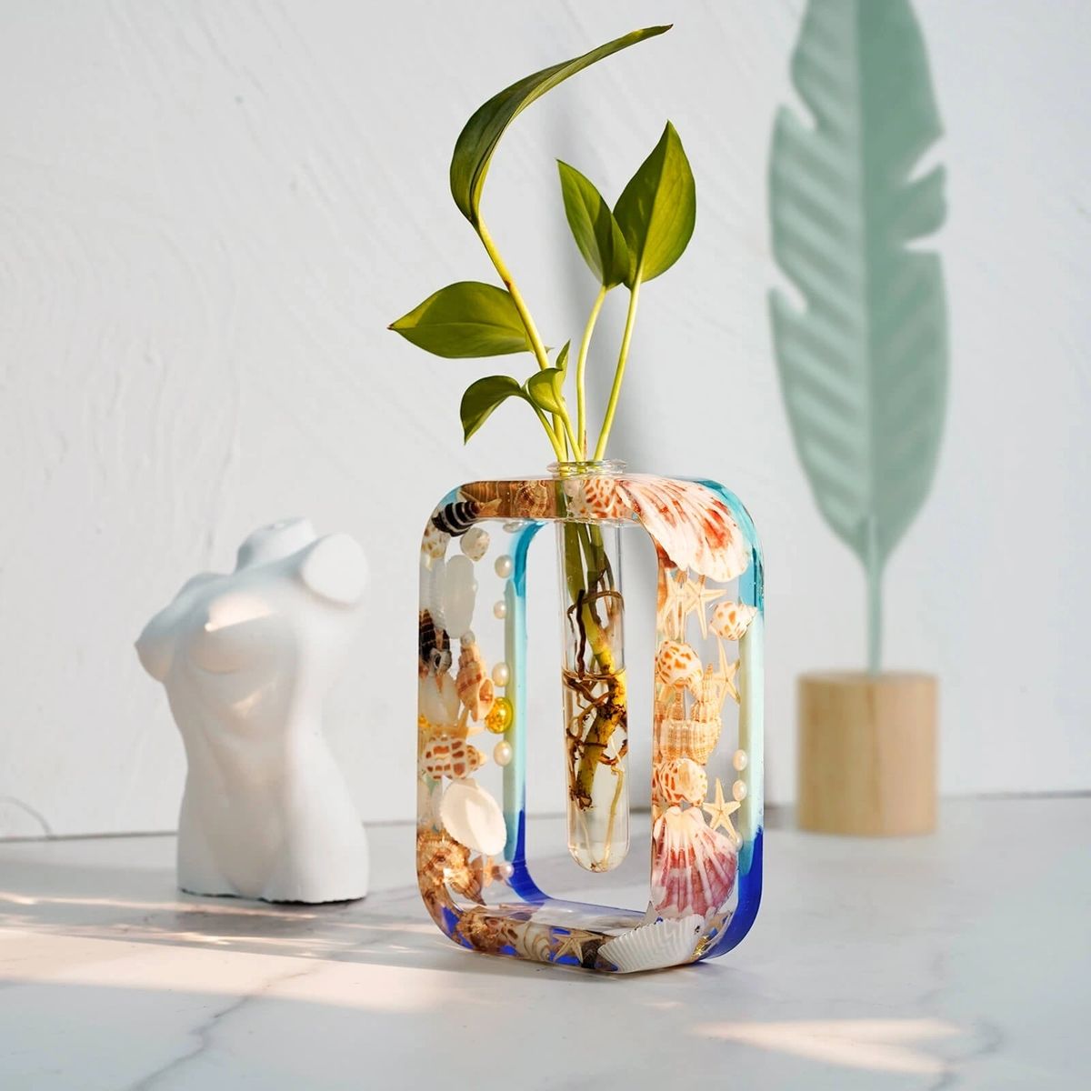 Silicone Mould Vase With 1 Test Tube