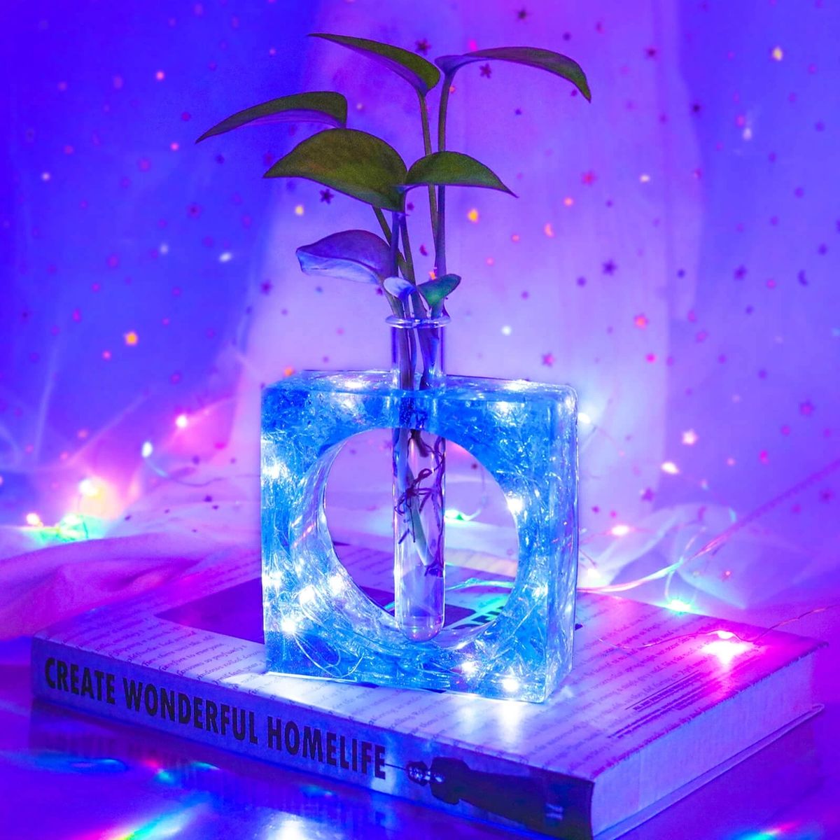 Silicone Mould Vase With 1 Test Tube