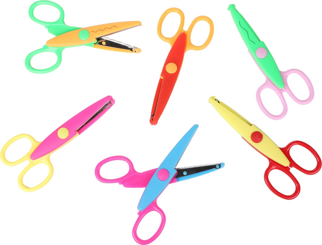 Zig Zag Scissors 6 Pc's Set